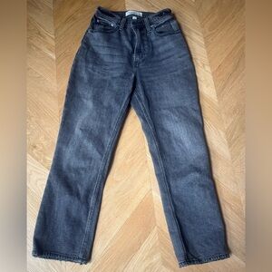 Abercrombie & Fitch Dark Gray Ankle Jeans